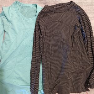 Lululemon Run Swiftly Long Sleeve Bundle (2)